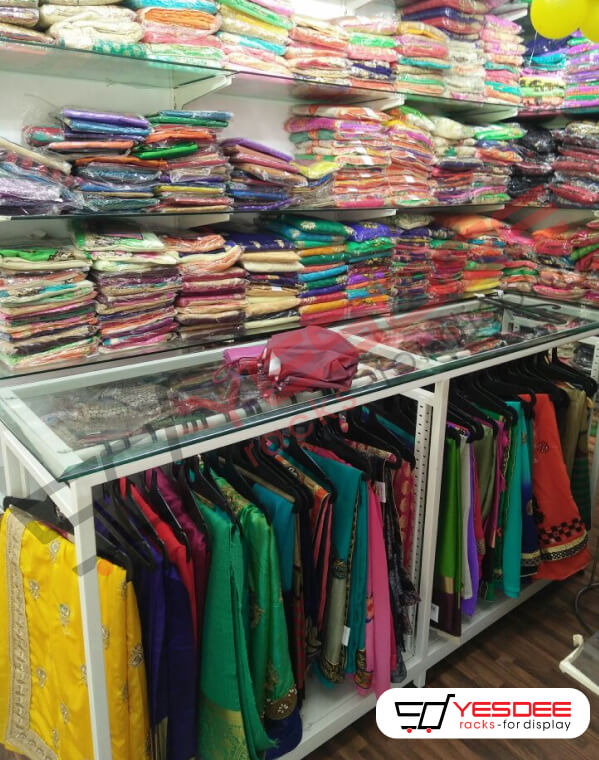 Readymade garments display online racks